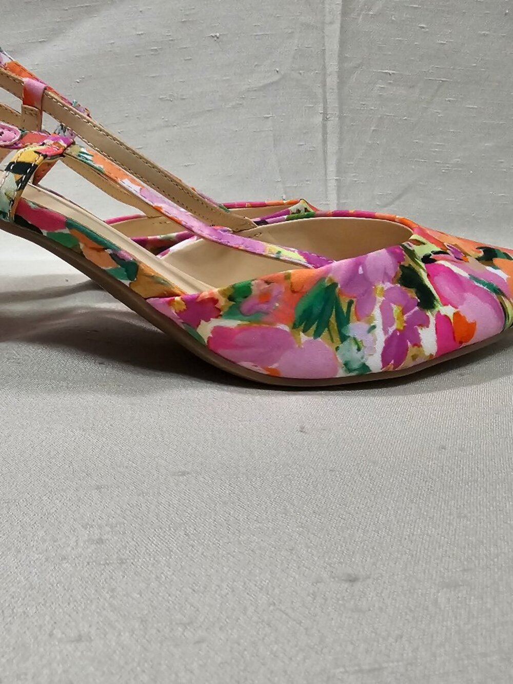 Nine West Women's Floral Slingback Shoes Size 8.5M - Picture 10 of 16